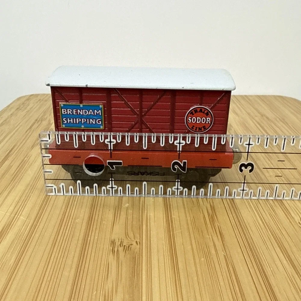 Thomas and Friends Box Car Brendam Shipping Magic Cargo Flip Door‎ Diecast Train